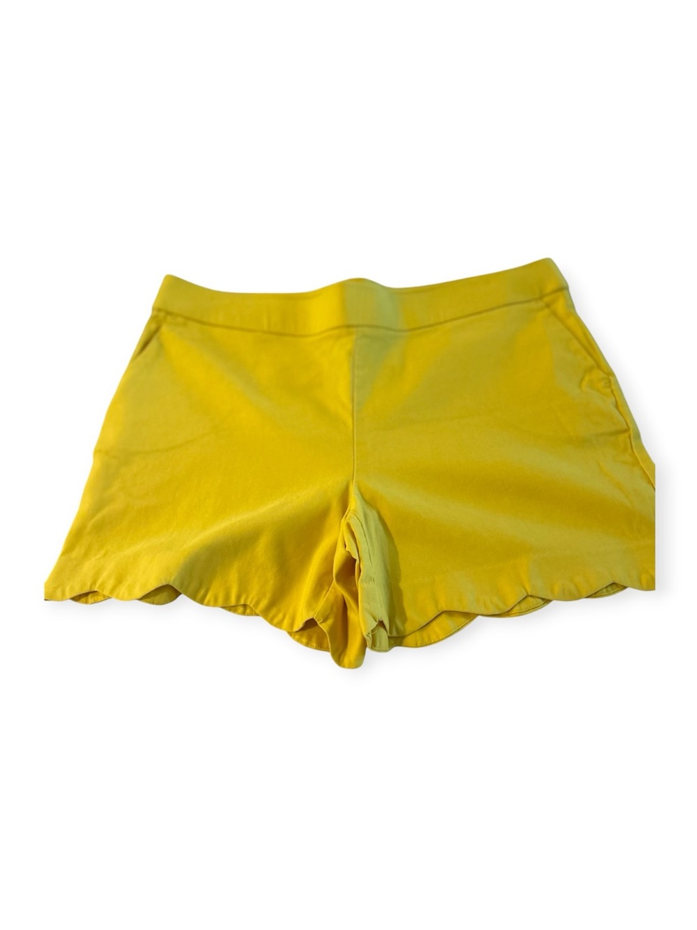 Jules & Leopold Bright Yellow Scalloped Hem Skort
